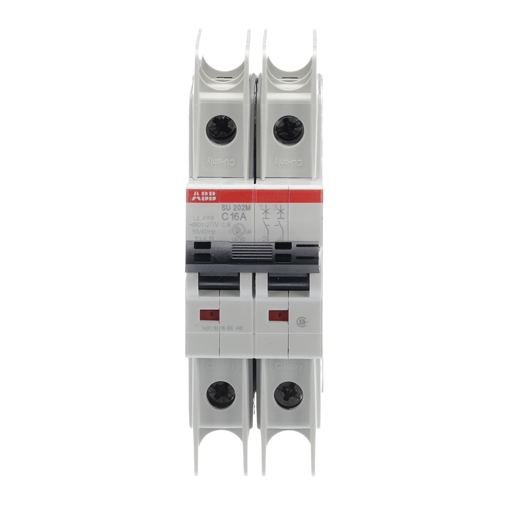 Interruttore Automatico Miniatura SU200M 2P 16A C-Char 400V AC 11.2kA UL489