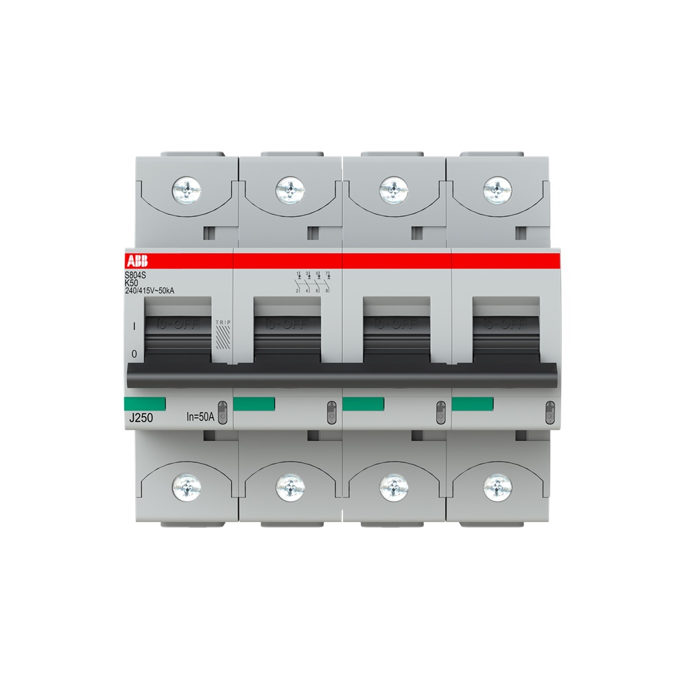 Interruttore automatico 4 poli S804S-K50 50A limitatore corrente uso residenziale commerciale industriale