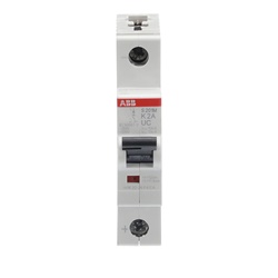 Interruttore magnetotermico S201MUC K 2A 1P 10kA AC/DC uso elettrico industriale e civile