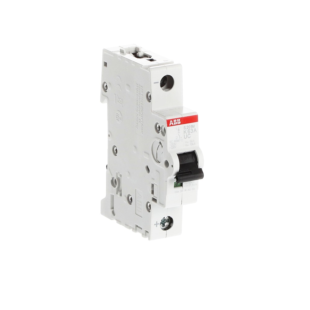 Interruttore automatico Miniature Circuit Breaker S200MUC 1P 63A K 10kA AC/DC uso industriale