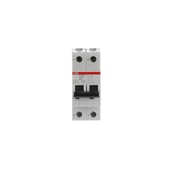 Interruttore automatico Miniature Circuit Breaker S200MUC 2 poli 10A tipo B per CA e CC
