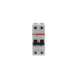 Interruttore automatico modulare S202MUC C 25A 2 poli AC/DC 10kA uso industriale e civile
