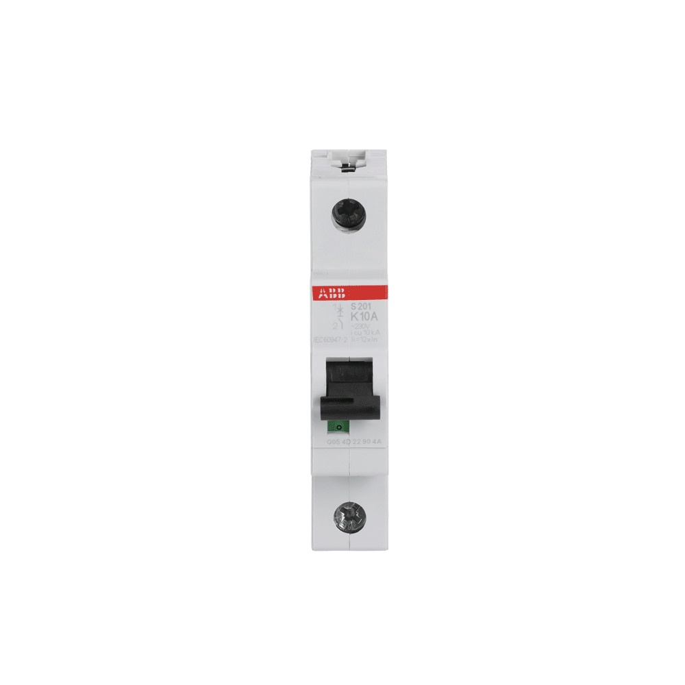Interruttore Automatico Miniatura S201 K10 1P 10A K 6kA Uso Residenziale Industriale