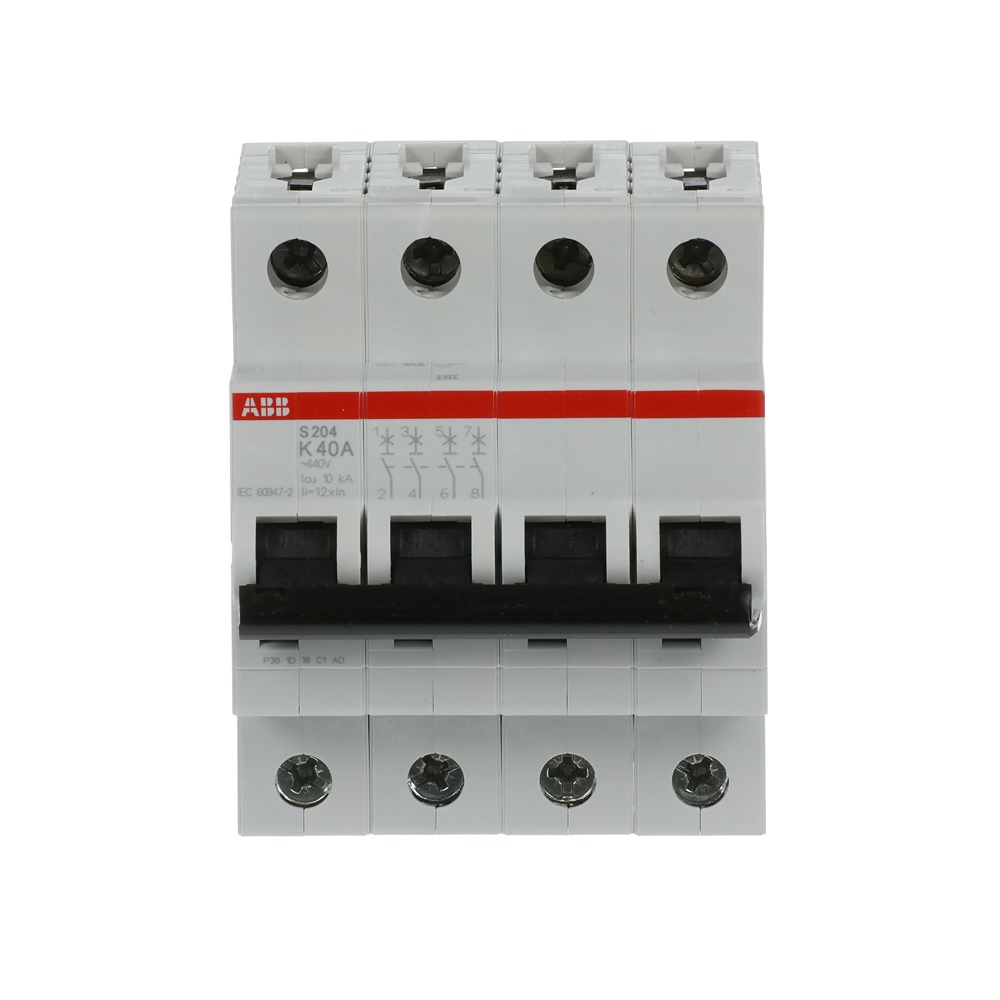 Interruttore Automatico Miniatura S200 4P 40A K 6kA Applicazioni Residenziali Industriali
