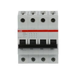 Interruttore Automatico Miniatura S200 4P 40A K 6kA Applicazioni Residenziali Industriali