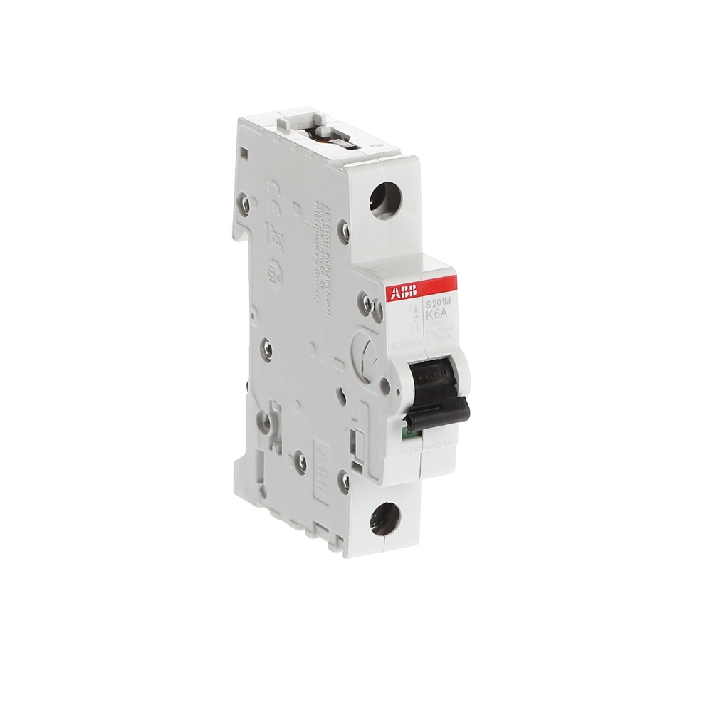 Interruttore automatico Miniature Circuit Breaker S200M 1P 6A K 10kA uso residenziale e industriale