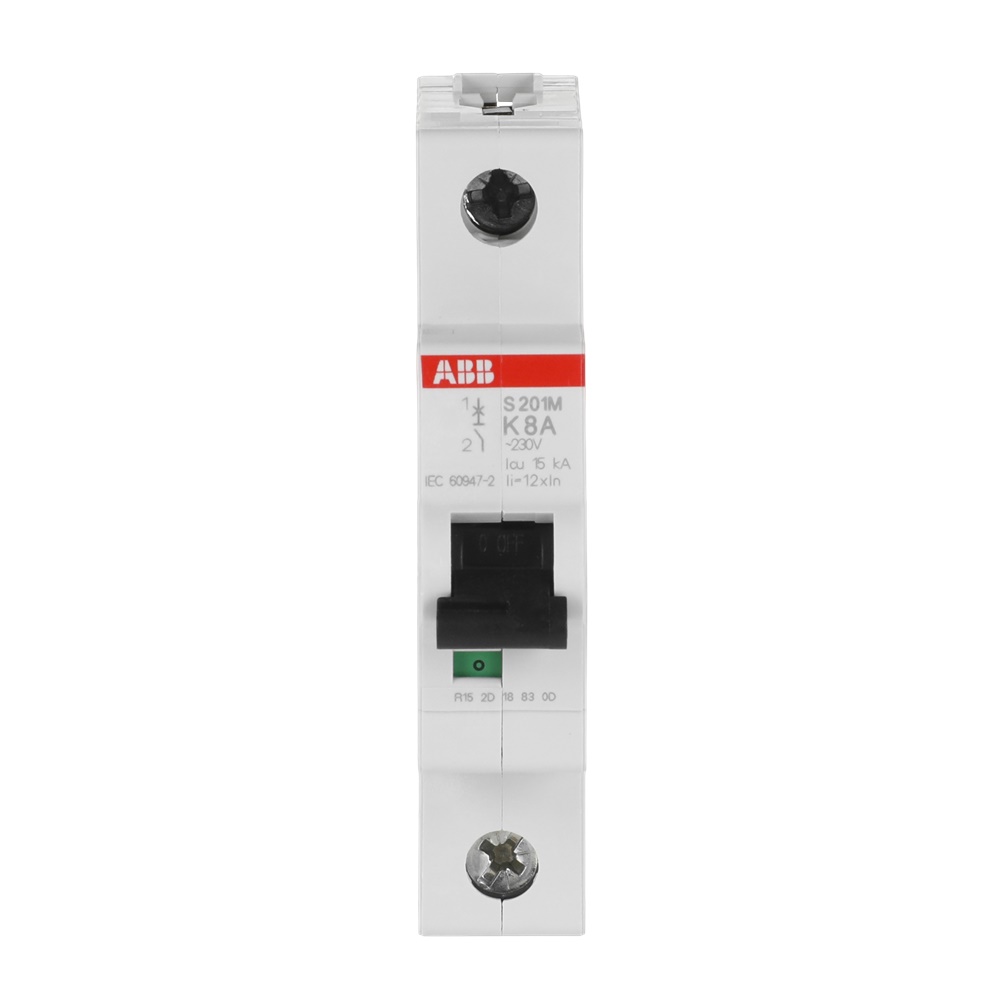 Interruttore Automatico Miniatura S200M 1P 8A K 10kA Uso Residenziale Commerciale Industriale