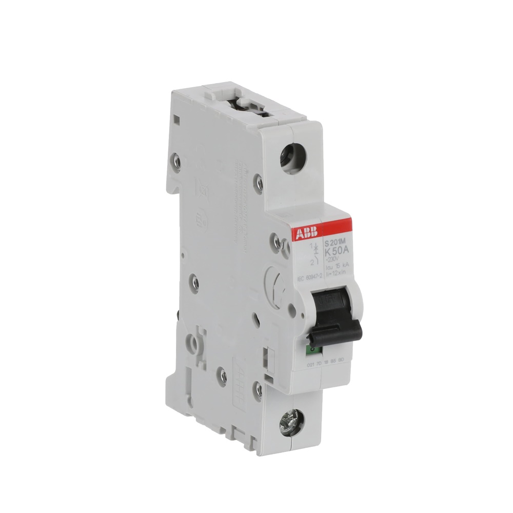Interruttore Automatico Miniatura S200M 1P 50A K 10kA Uso Residenziale e Industriale