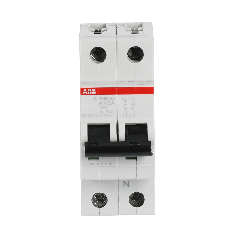 Interruttore Automatico Miniatura S200M 1P+N 40A K 10kA AC uso residenziale e industriale