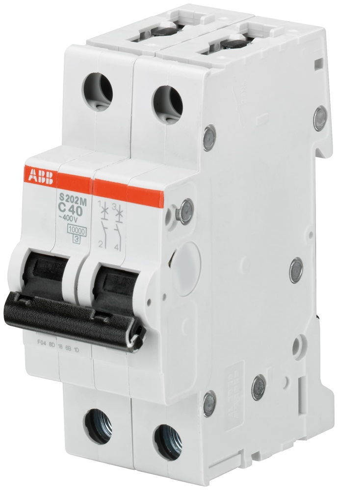 Interruttore Automatico Miniatura S200M 2P 50A K 10kA Uso Residenziale e Industriale