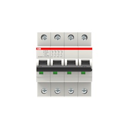 Interruttore Automatico Miniatura S200M 4P 16A Caratteristica K 10kA AC uso residenziale commerciale industriale