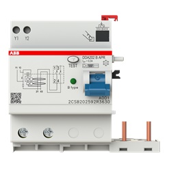 Blocco differenziale DDA200 2P 63A 300mA Tipo B protezione impianti industriali e terziari