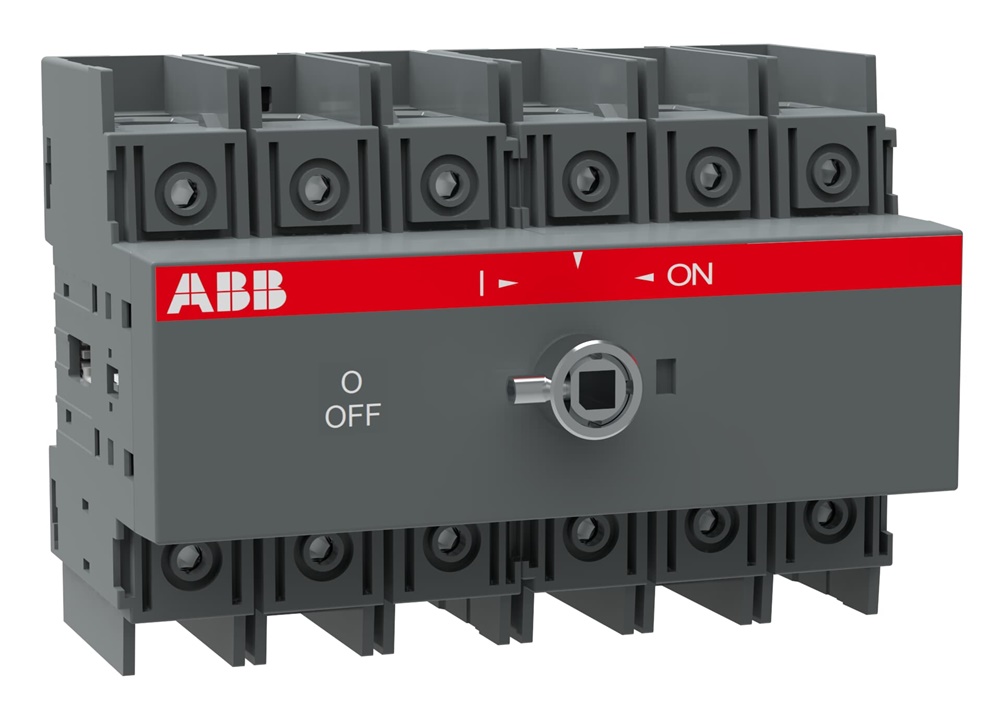Sezionatore elettrico 6 poli 100A DIN rail montaggio base industriale civile