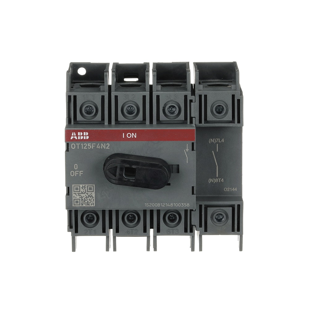 Sezionatore elettrico 4 poli 125A per impianti industriali e civili DIN rail
