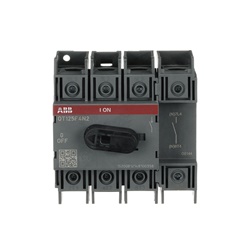 Sezionatore elettrico 4 poli 125A per impianti industriali e civili DIN rail
