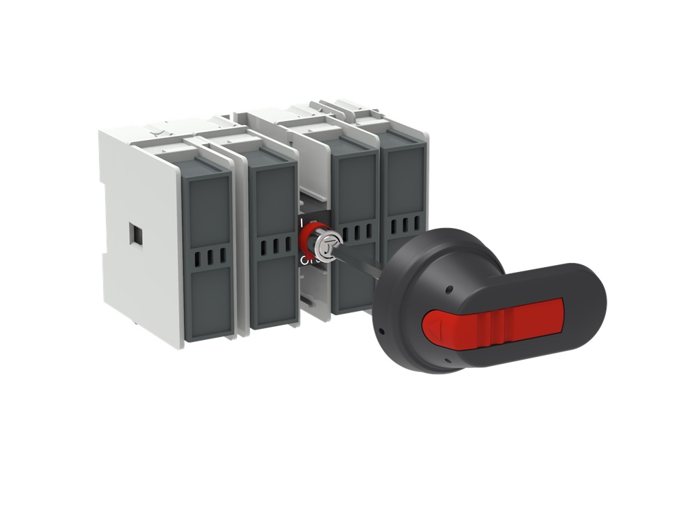 Interruttore fusibile sezionatore 32A 4 poli NFC 14x51 per impianti elettrici professionali