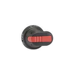 Maniglia nera a pistola ergonomica per impianti elettrici professionali resistente e confortevole
