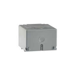 Calotta bassa grigia 4 poli per terminali OS/OSM600-800, snap-on, plastica resistente, kit 3 pezzi per impianti elettrici
