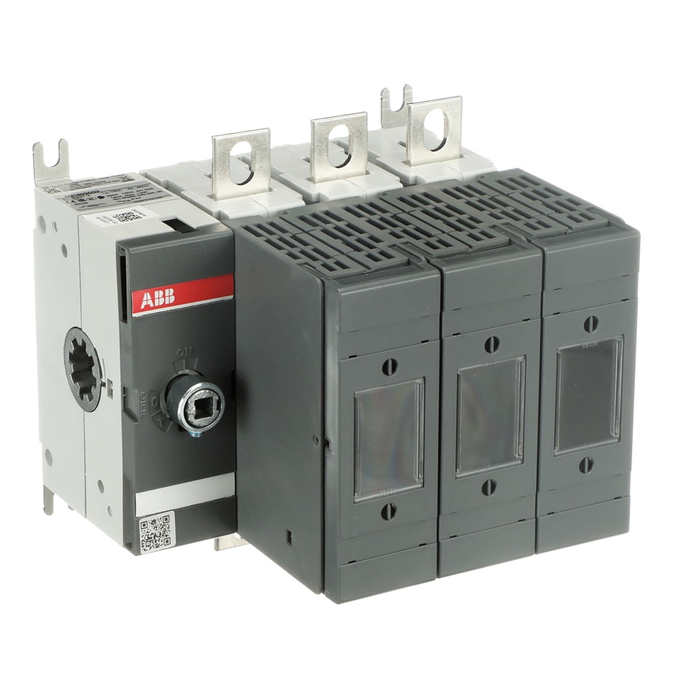 Switch fusibile NH 160A 3 poli DIN frontale per sezionamento e protezione elettrica