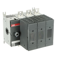Switch fusibile NH 160A 3 poli DIN frontale per sezionamento e protezione elettrica
