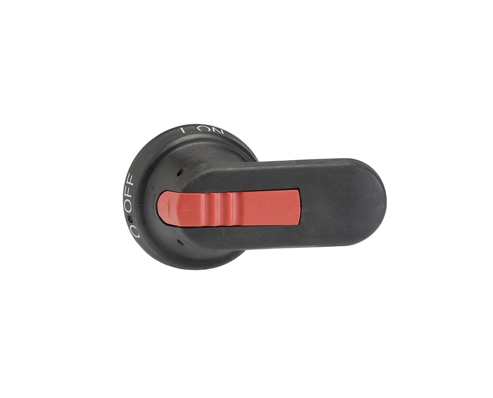 Maniglia nera blocco porta OHB80J6 impugnatura pistola uso industriale ELEO 089 6