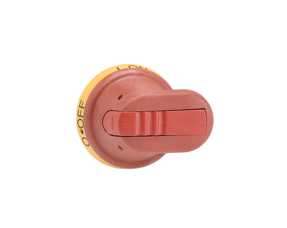 Maniglia pistola OHY45J6 rosso/giallo blocco porta ELEO 099 5