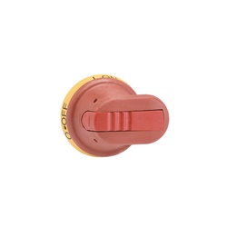 Maniglia pistola OHY45J6 rosso/giallo blocco porta ELEO 099 5