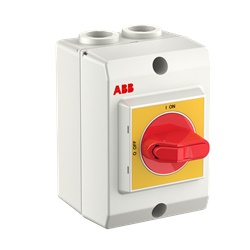 Sezionatore 3 poli 16A 415V IP65 custodia plastica resistente uso industriale e civile