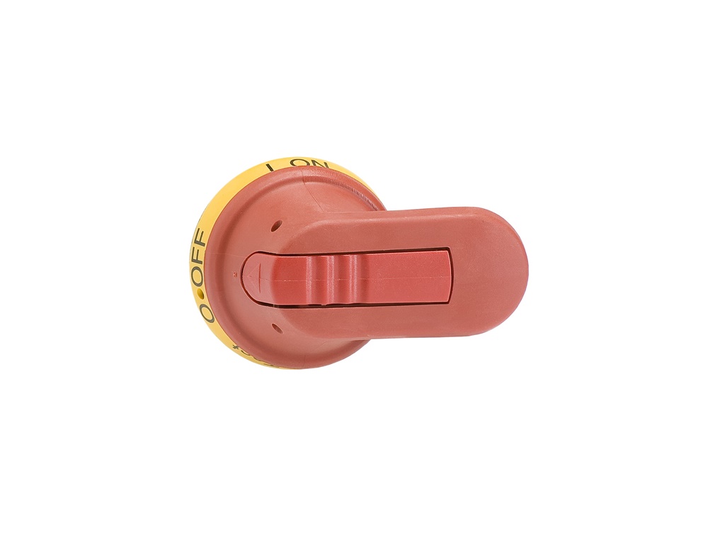 Maniglia porta elettrica OHY65J6T rosso giallo alta visibilità per impianti elettrici