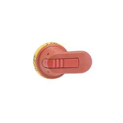Maniglia porta elettrica OHY65J6T rosso giallo alta visibilità per impianti elettrici