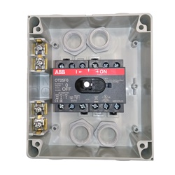 Sezionatore 6 poli 25A 415V IP65 custodia plastica rinforzata uso industriale interno esterno