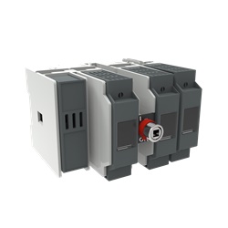 Switch fusibile 40A 4 poli DIN 000 con polo quarto non fusibile frontale ELEO 318 9