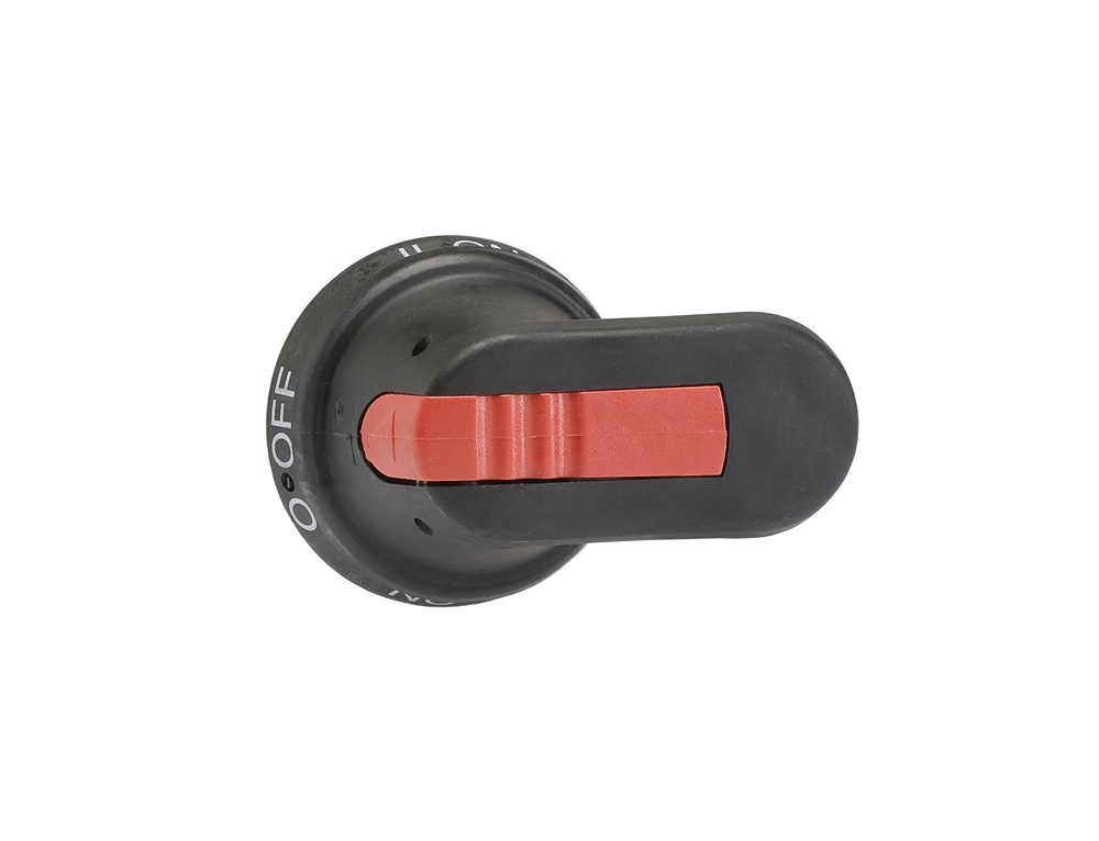 Maniglia nera OHB65J6E011 pistola I-0-II per controllo elettrostrumenti