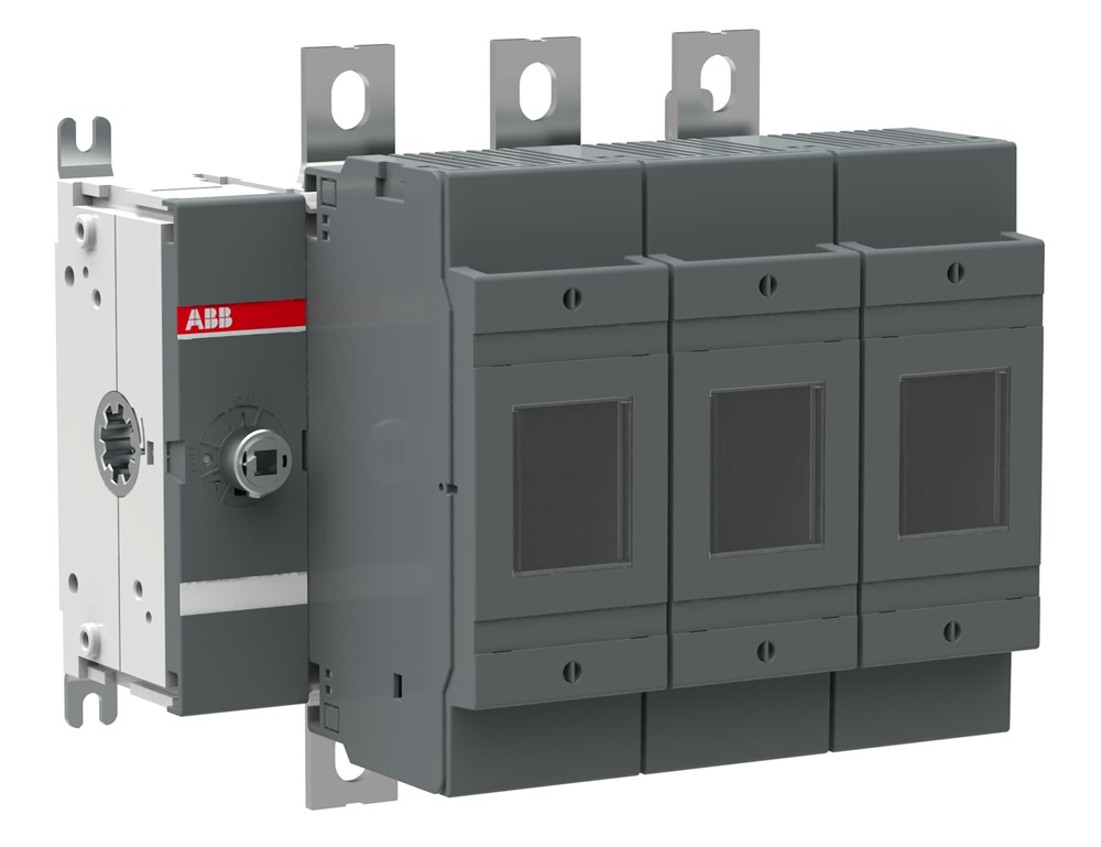 Switch fusibile NH 250A 3 poli frontale per protezione impianti elettrici DIN