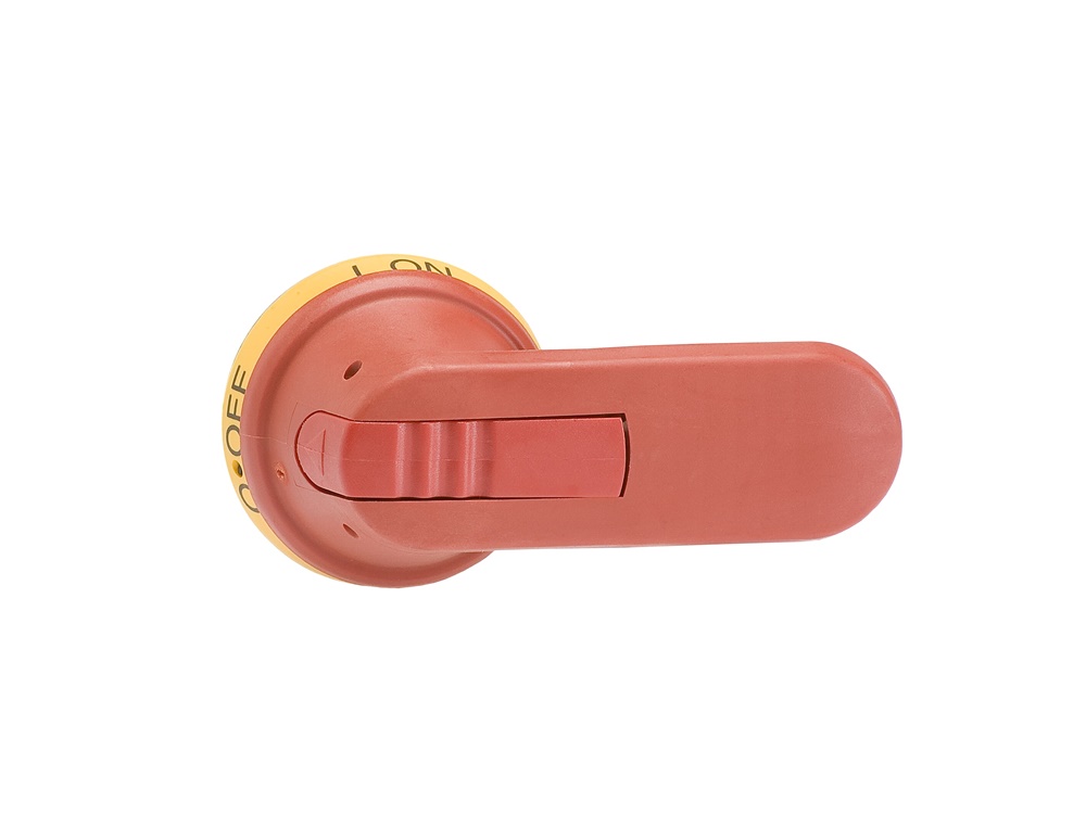Maniglia a leva gialla OHY95J12 95mm ergonomica per applicazioni elettriche robuste