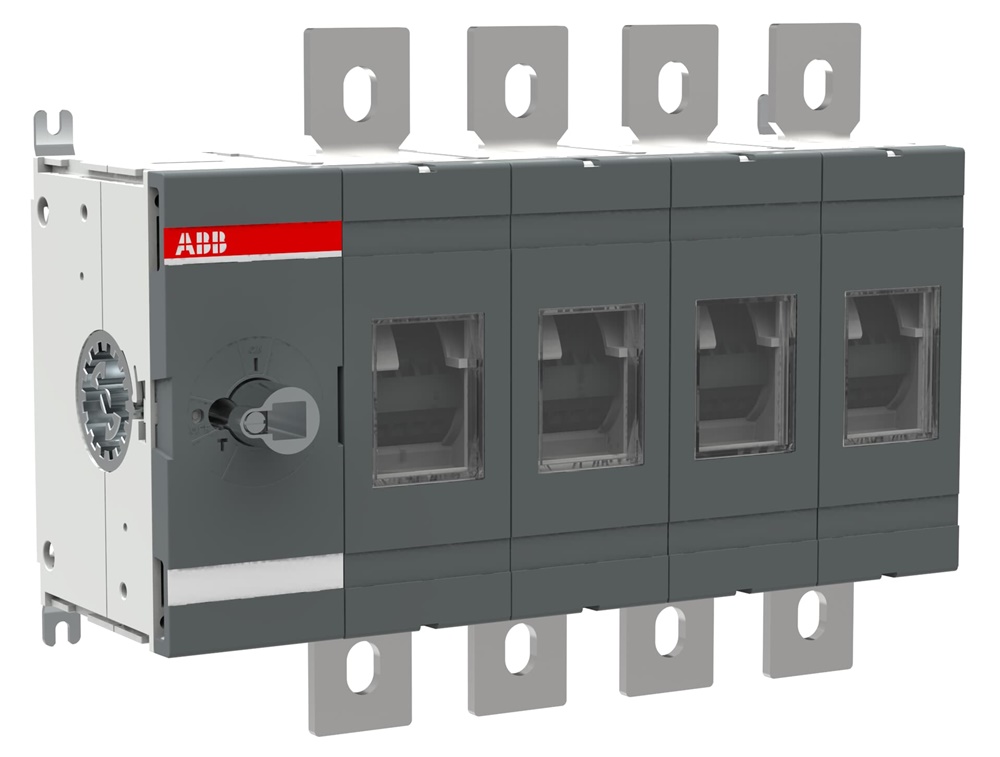 Sezionatore ELEO 616 6 OT630E04 630A 4 poli base montato senza maniglia per uso industriale