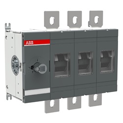 Sezionatore elettrico trifase 800A 3 poli base montaggio per impianti industriali