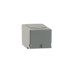 Calotta bassa grigia 4 poli per protezione connessioni elettriche duratura e sicura