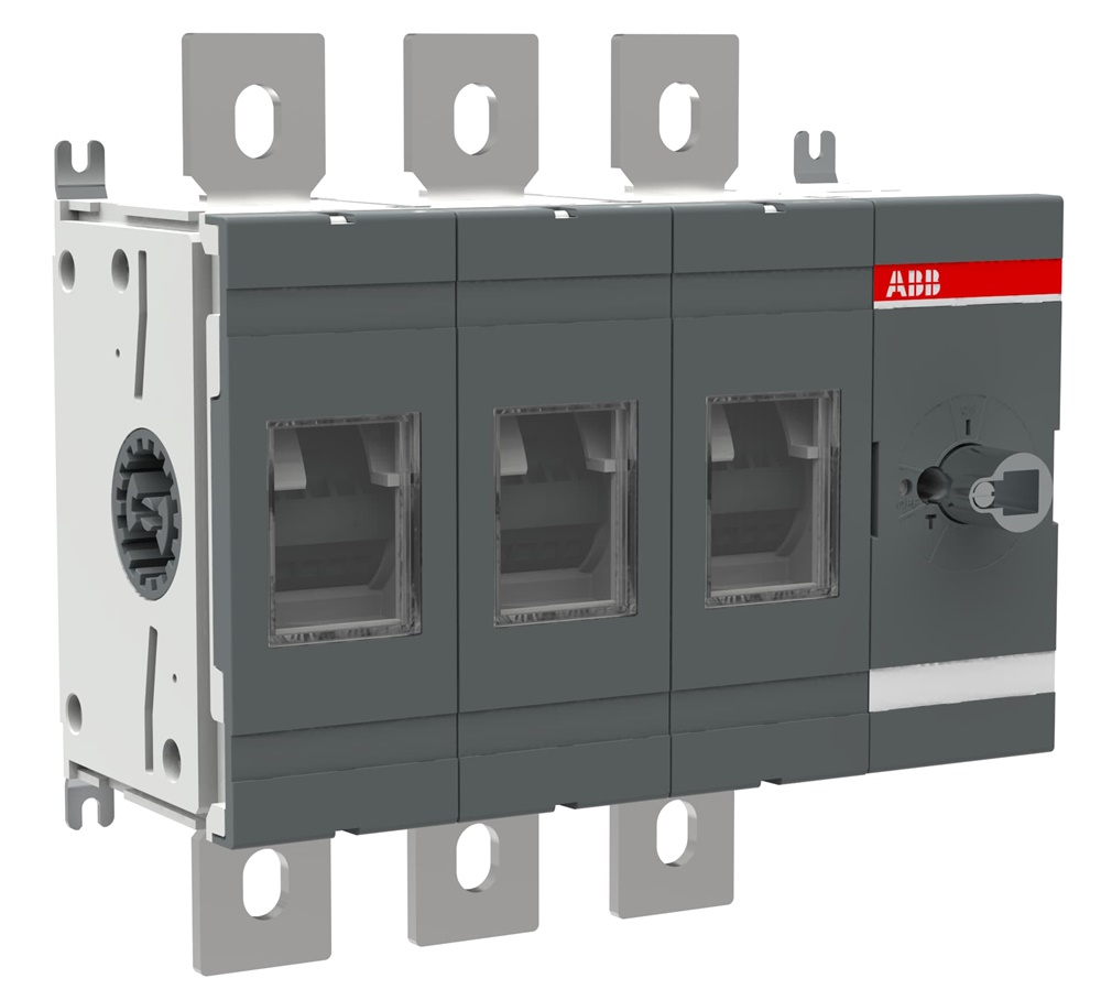 Sezionatore elettrico trifase 630A base montato per impianti industriali e civili