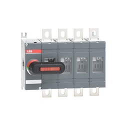 Interruttore sezionatore 4 poli maniglia diretta per impianti elettrici industriali e civili