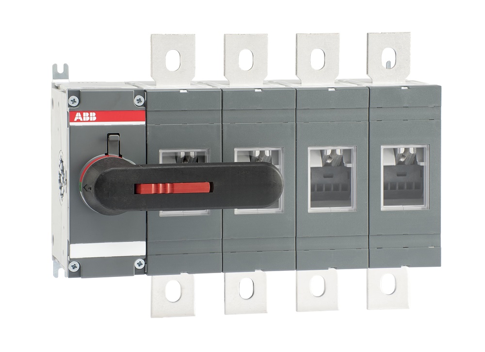 Interruttore sezionatore 4 poli OT630E04K maniglia diretta per impianti elettrici industriali e civili