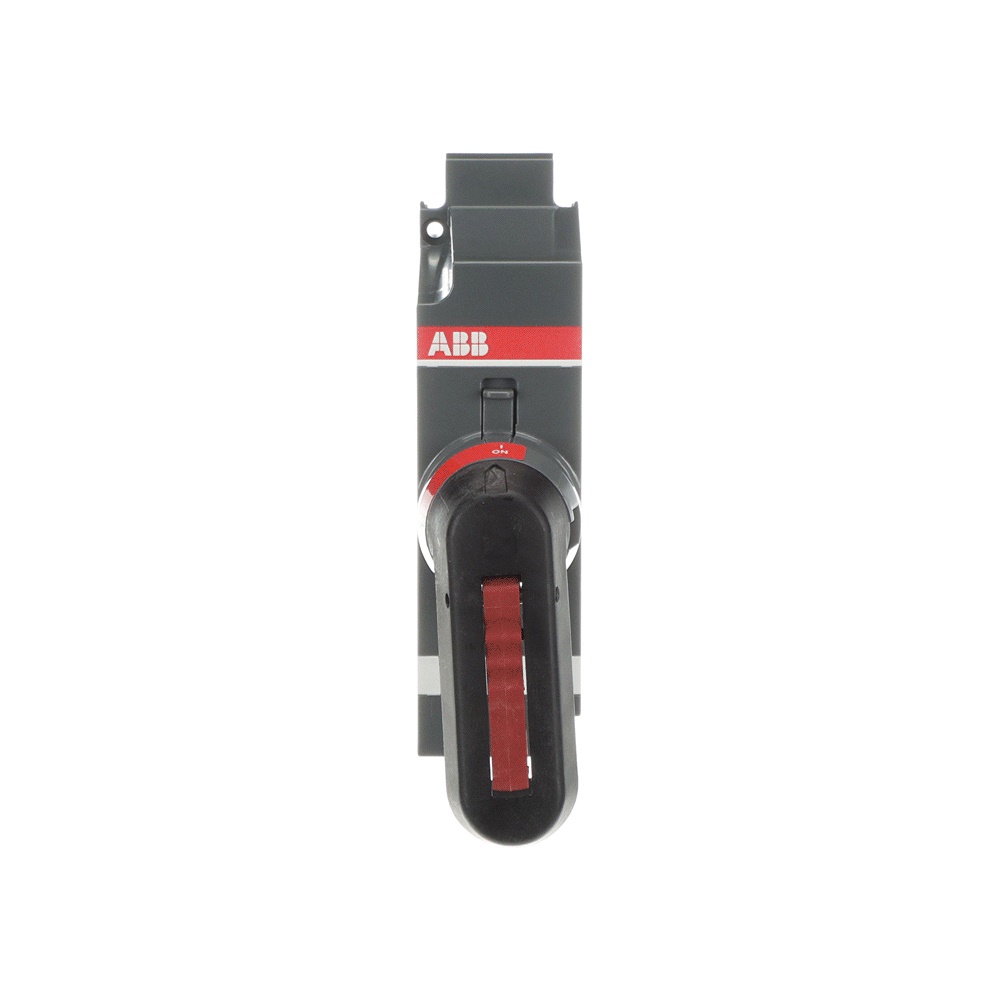 Maniglia diretta nera OSV250DK per quadri elettrici con blocco a tre lucchetti, design ergonomico, alta resistenza