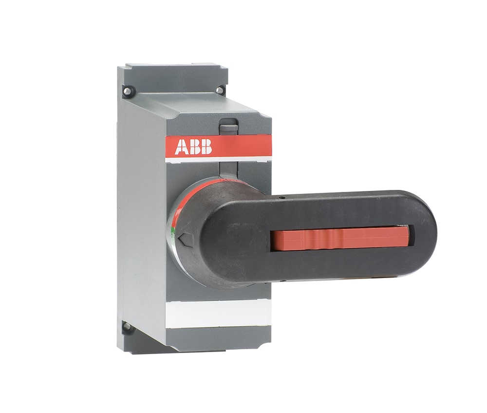 Maniglia diretta nera OSV400DK per comando frontale OS400D con blocco sicurezza triplo