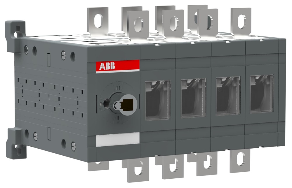 Commutatore manuale 4 poli 315A I-0-II per controllo circuiti elettrici industriali