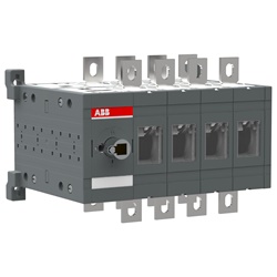 Commutatore manuale 4 poli 315A I-0-II per controllo circuiti elettrici industriali
