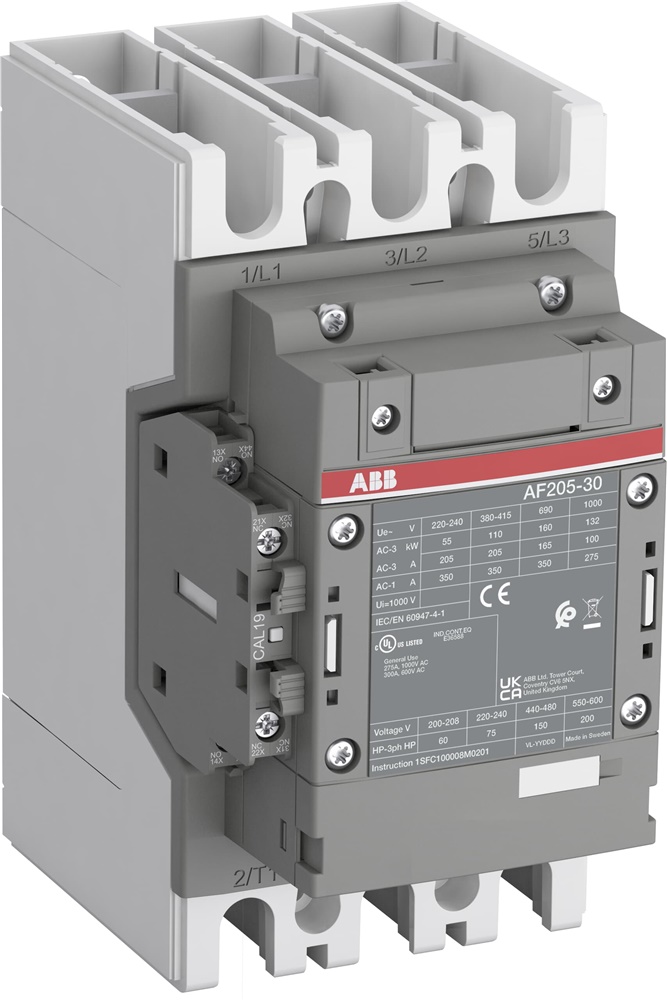 Contattore AF205-30-11-13 3 poli 205A 100-250V controllo motori fino 110 kW
