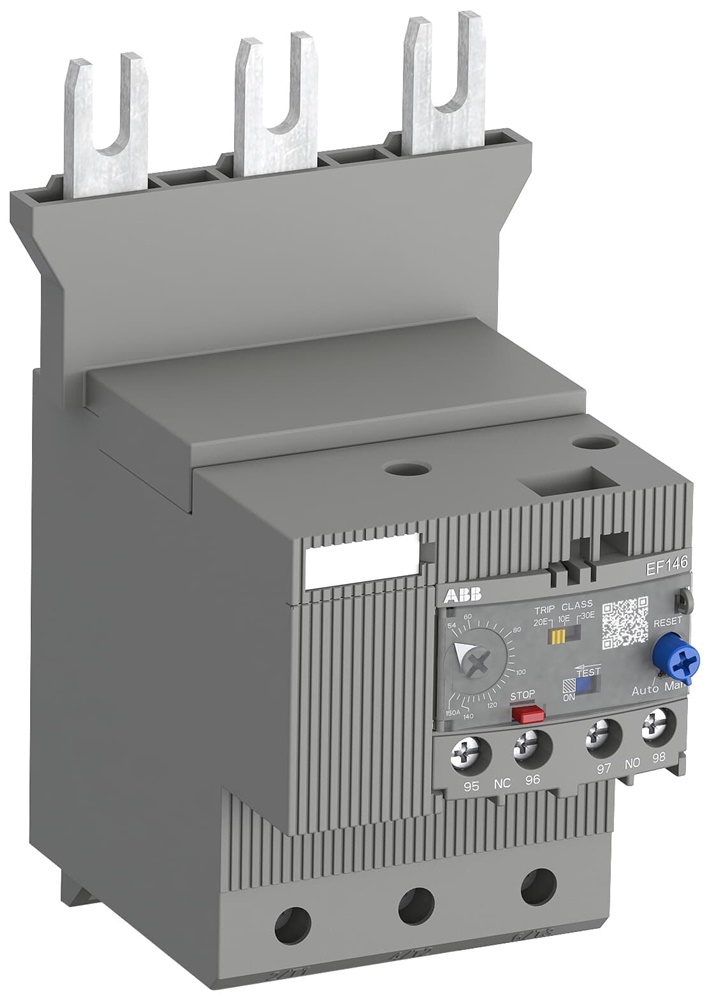 Relè elettronico sovraccarico EF146-150 54-150A protezione motori industriale