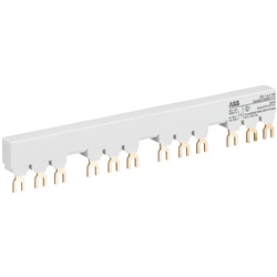 Barra collegamento elettrica trifase 65A per 4 motor starter MS116 MS132 uso industriale