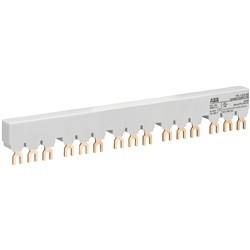 Barra collettrice 3-fasi rame 65A per 5 interruttori motore MS116 MS132