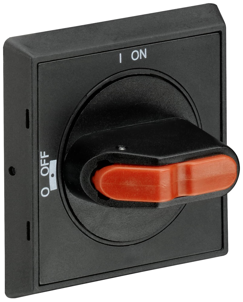 Maniglia nera IP64 3 volte bloccabile per motor starter MS11 uso quadri elettrici